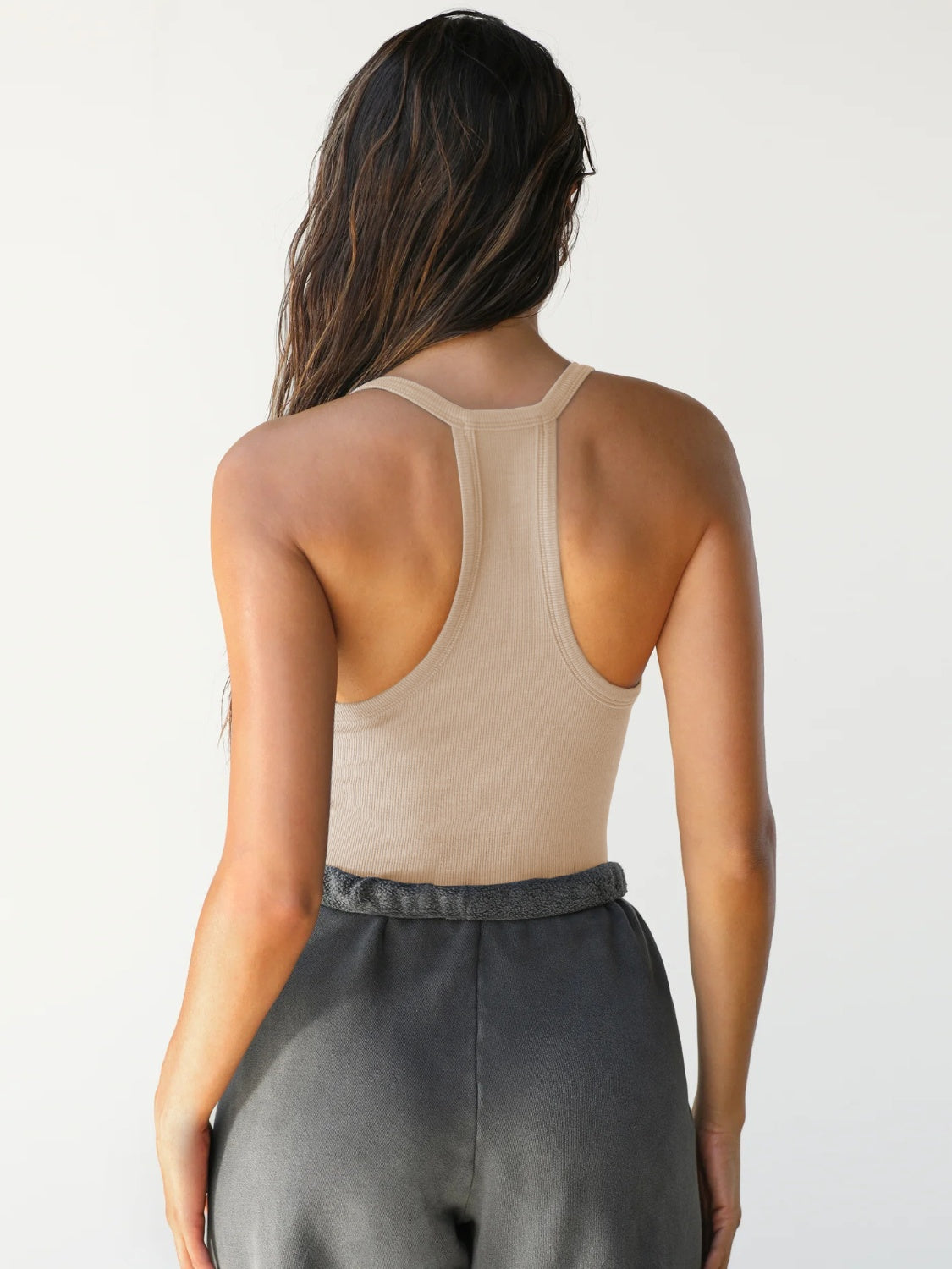 Scoop Neck Wide Strap Tank - XathletiX