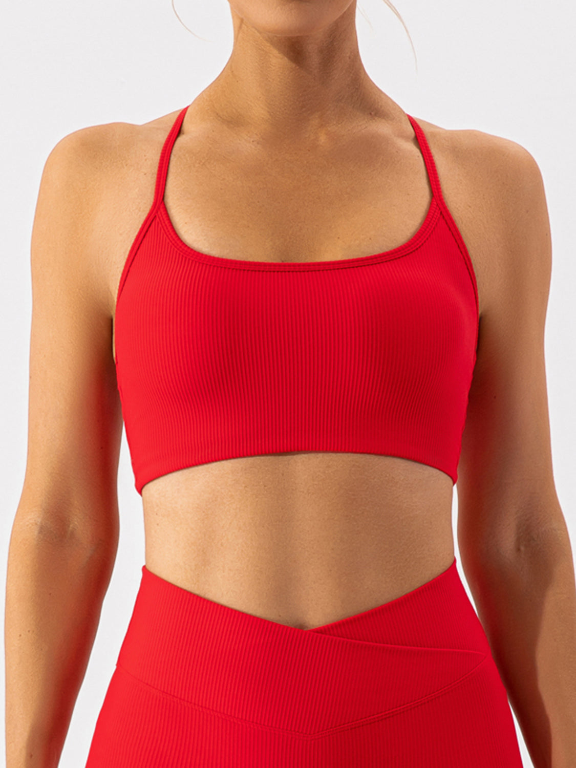 Spaghetti Strap Active Bra - XathletiX