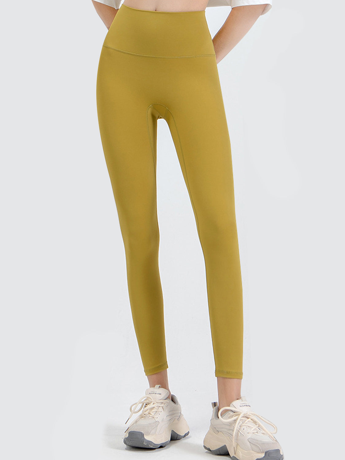 Wide Waistband Sports Leggings - XathletiX