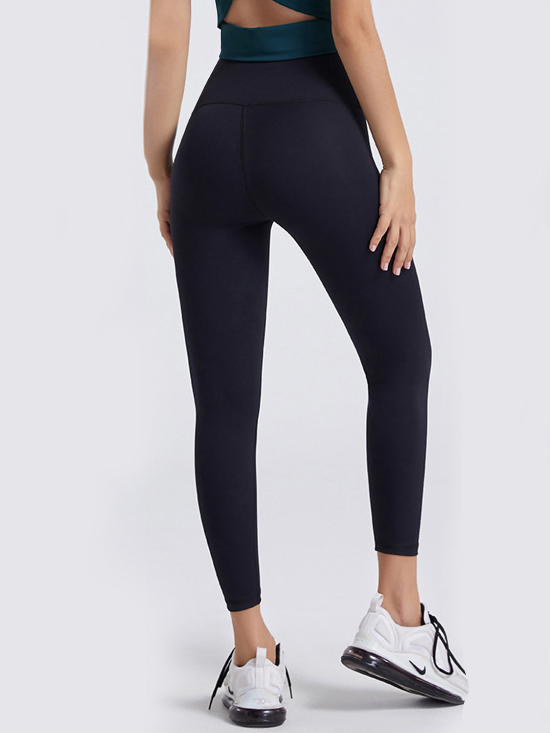 Wide Waistband Sports Leggings - XathletiX