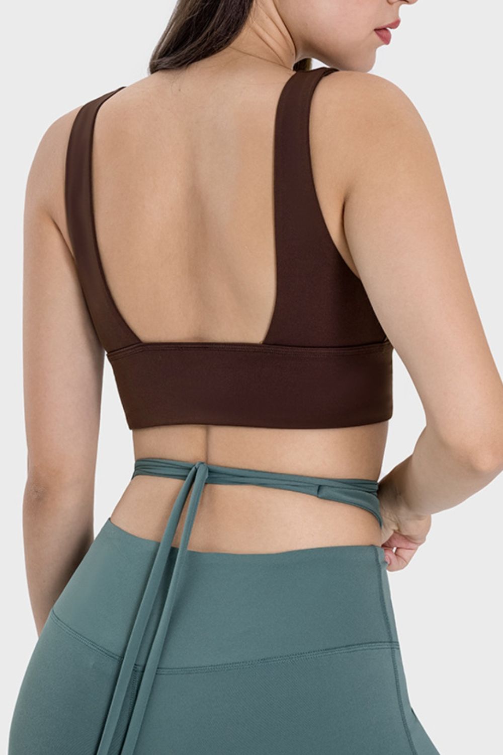 Backless Wide Strap Active Bra - XathletiX