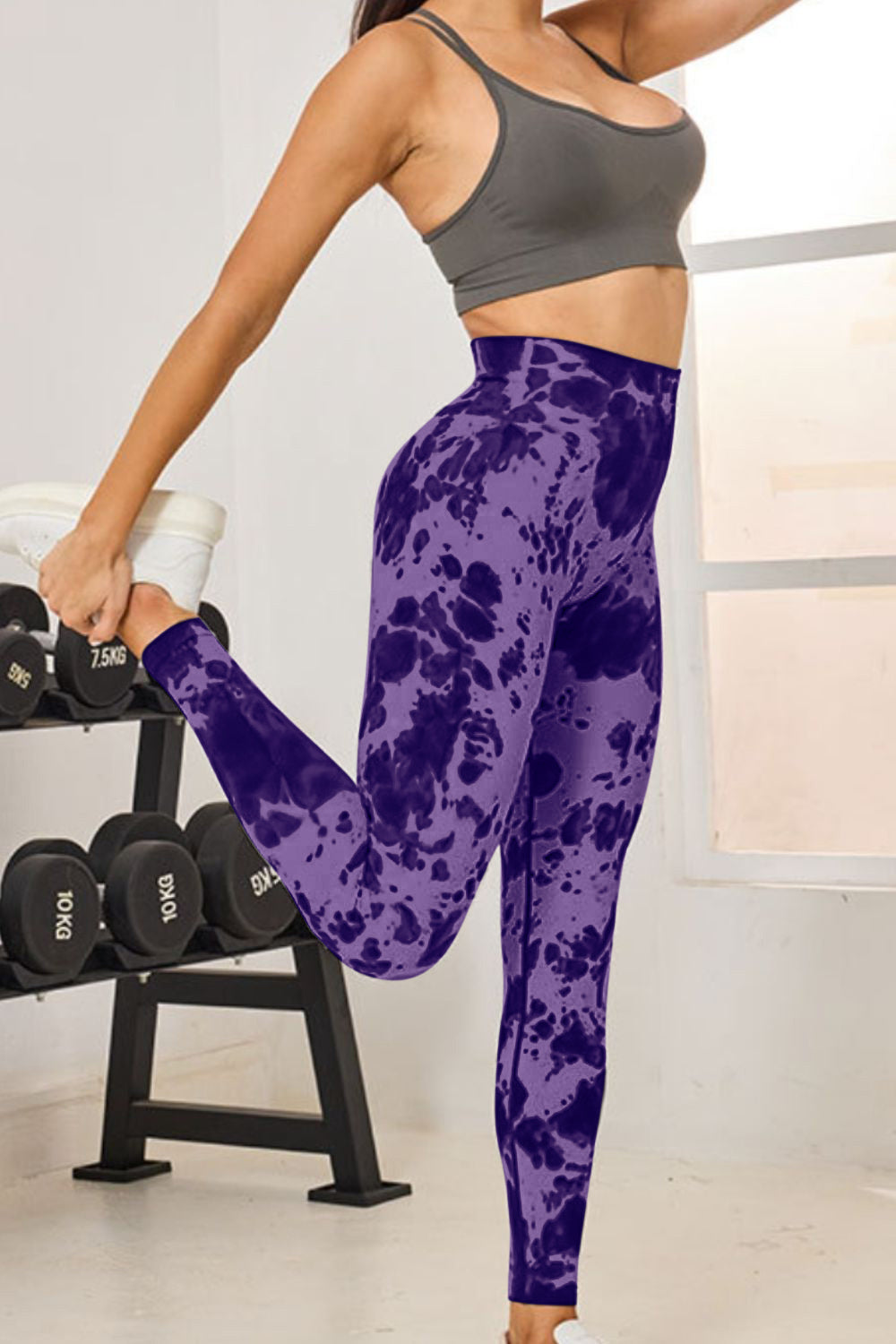 Tie-Dye High Waist Active Leggings - XathletiX