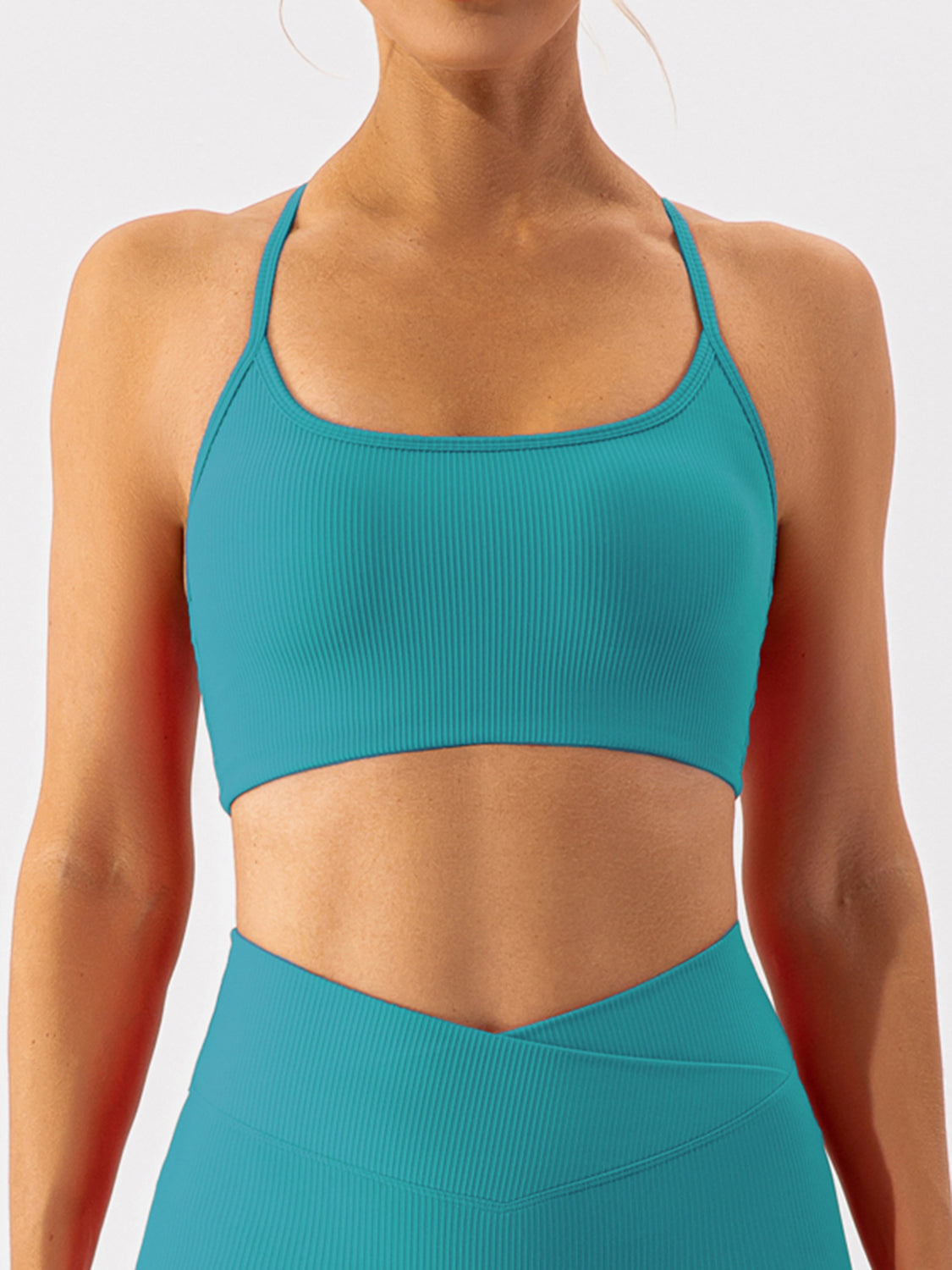 Spaghetti Strap Active Bra - XathletiX