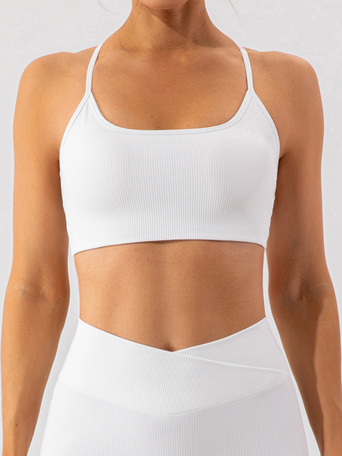 Spaghetti Strap Active Bra - XathletiX