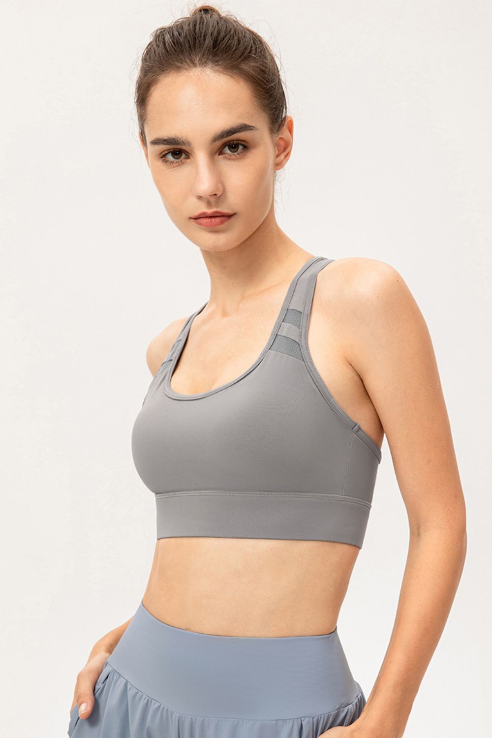 Scoop Neck Long Sports Bra - XathletiX