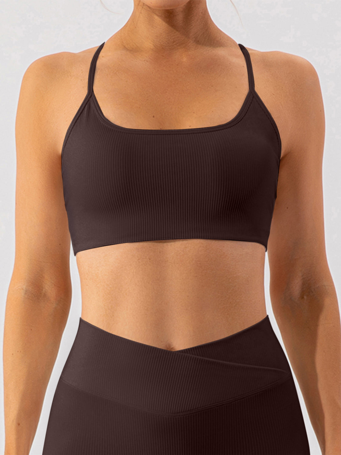 Spaghetti Strap Active Bra - XathletiX