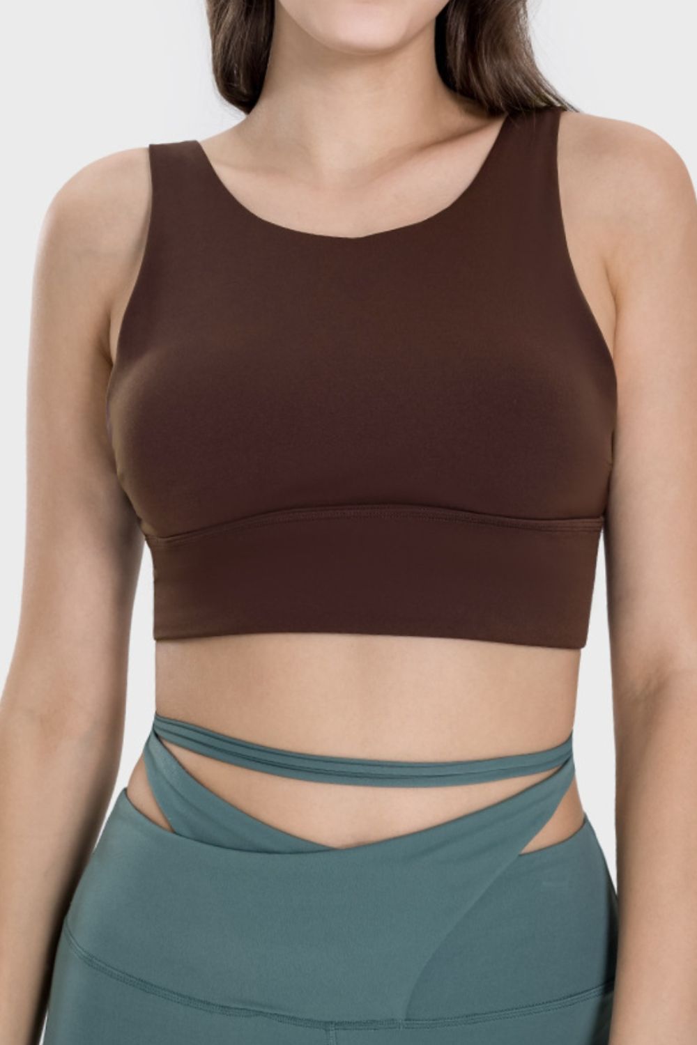 Backless Wide Strap Active Bra - XathletiX