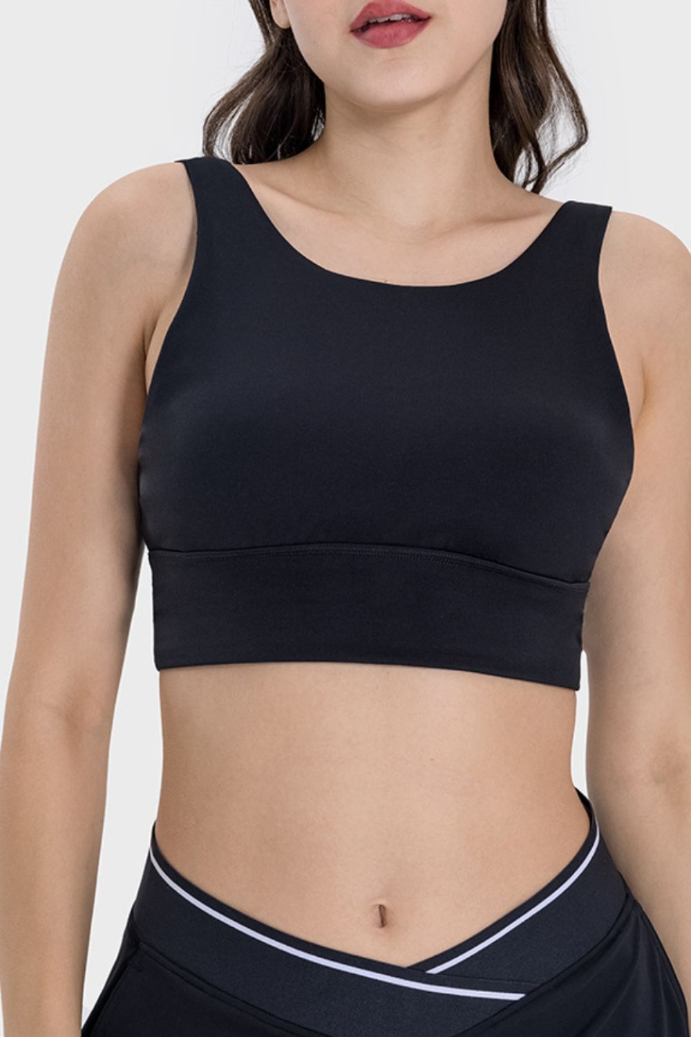 Backless Wide Strap Active Bra - XathletiX
