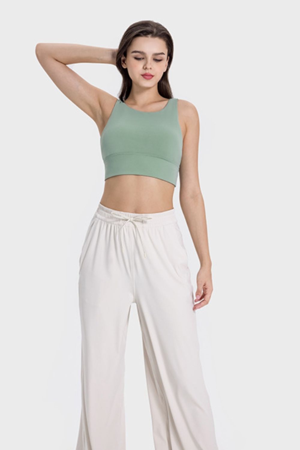 Backless Wide Strap Active Bra - XathletiX