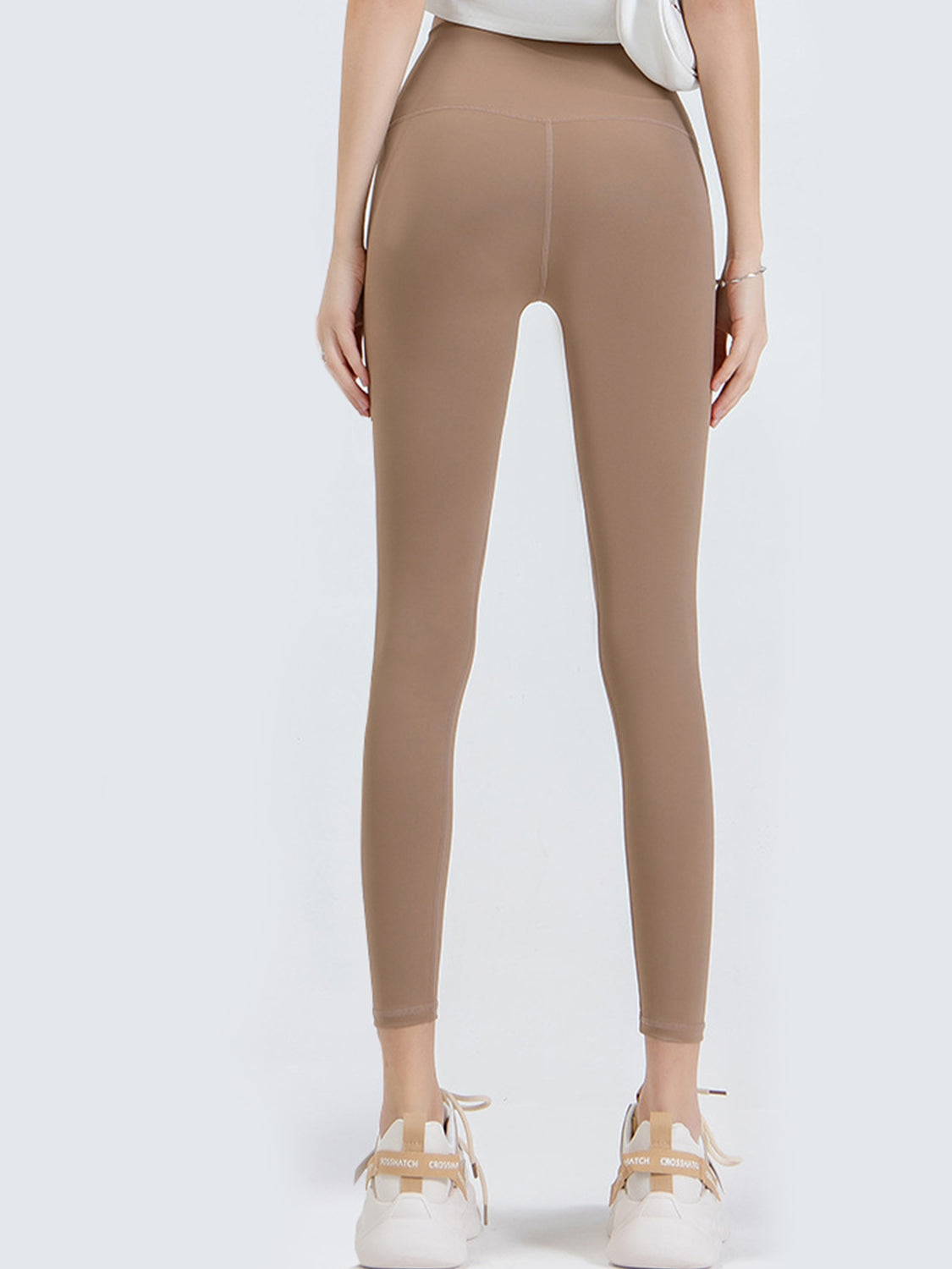 Wide Waistband Sports Leggings - XathletiX