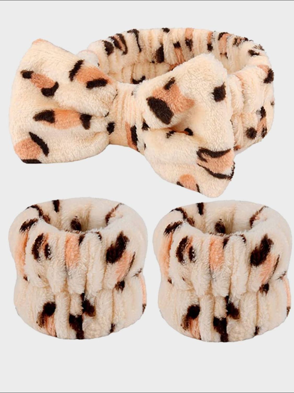 Animal Print Face Wash Wristband and Headband - XathletiX