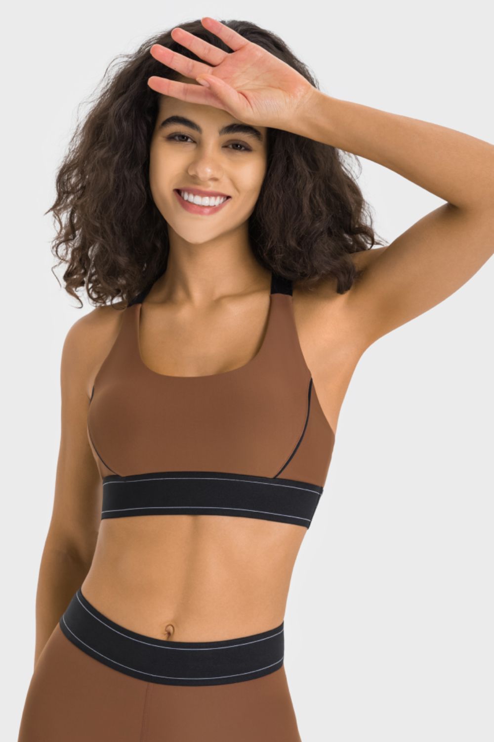 Contrast Sports Bra - XathletiX