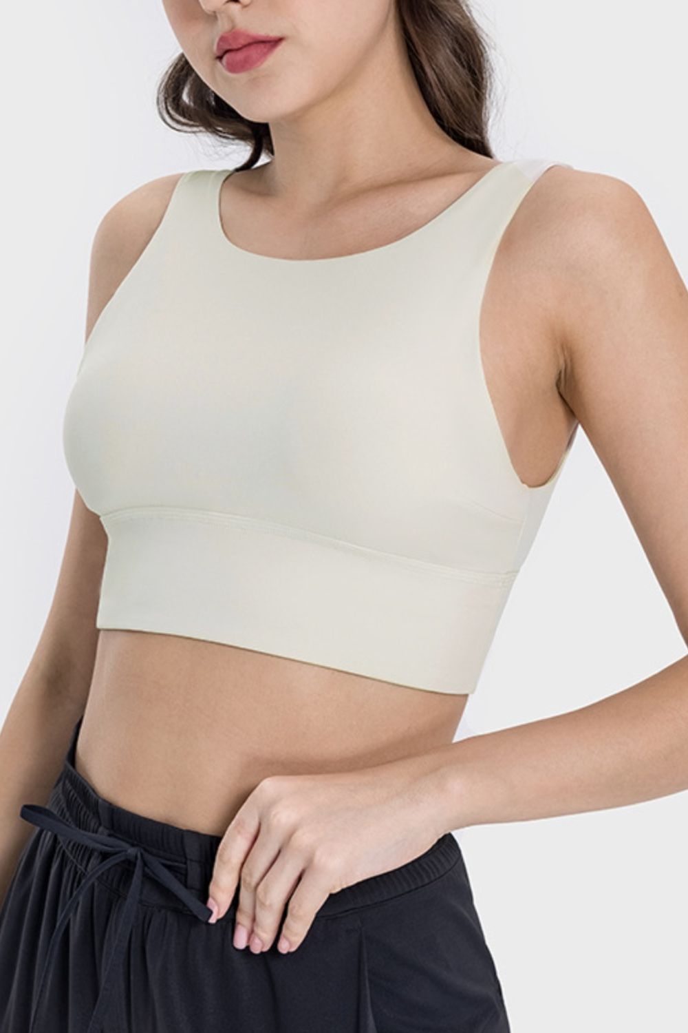 Backless Wide Strap Active Bra - XathletiX