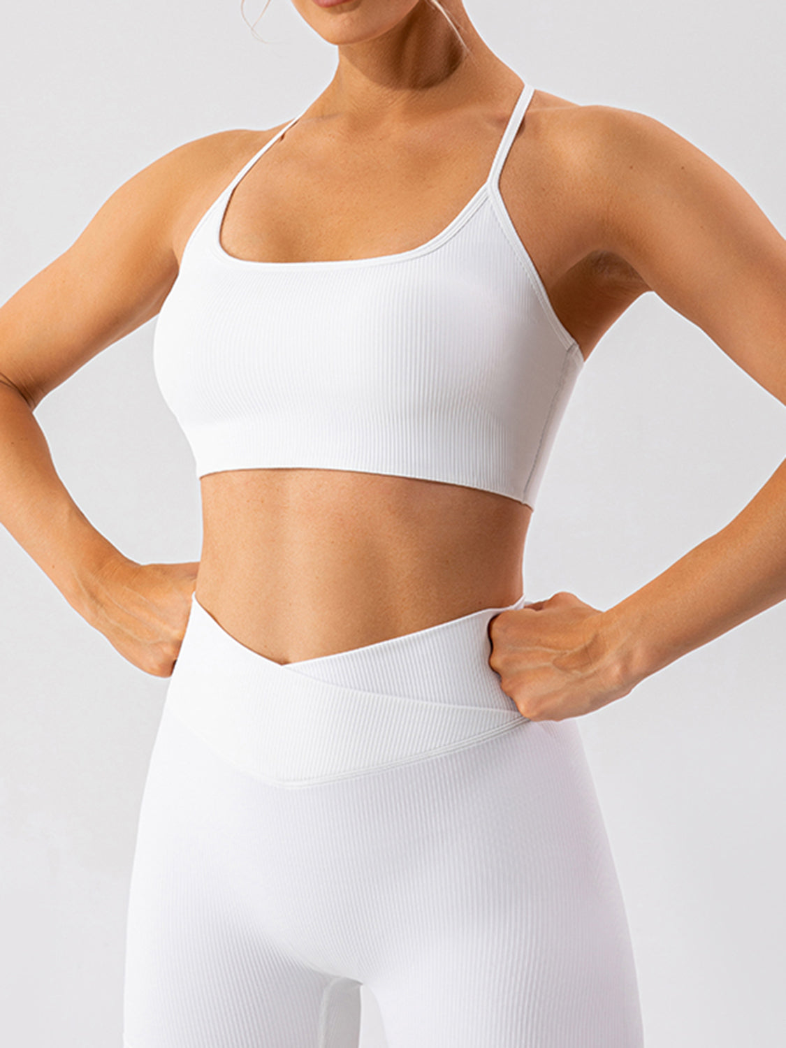 Spaghetti Strap Active Bra - XathletiX