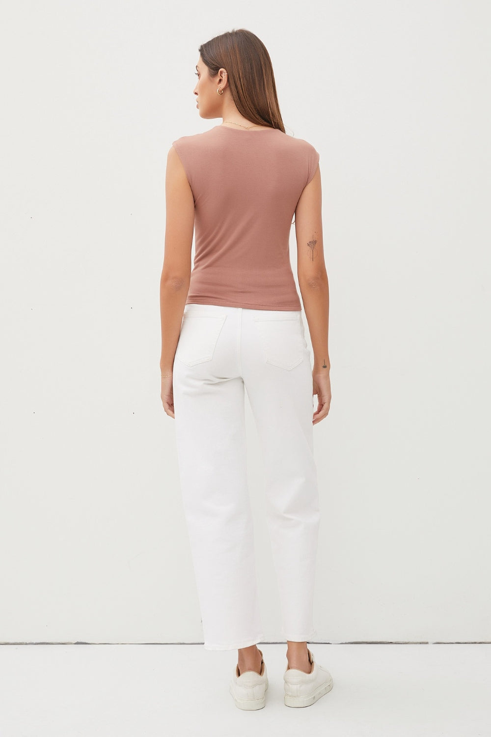 Be Cool Square Neck Cap Sleeve Tank - XathletiX