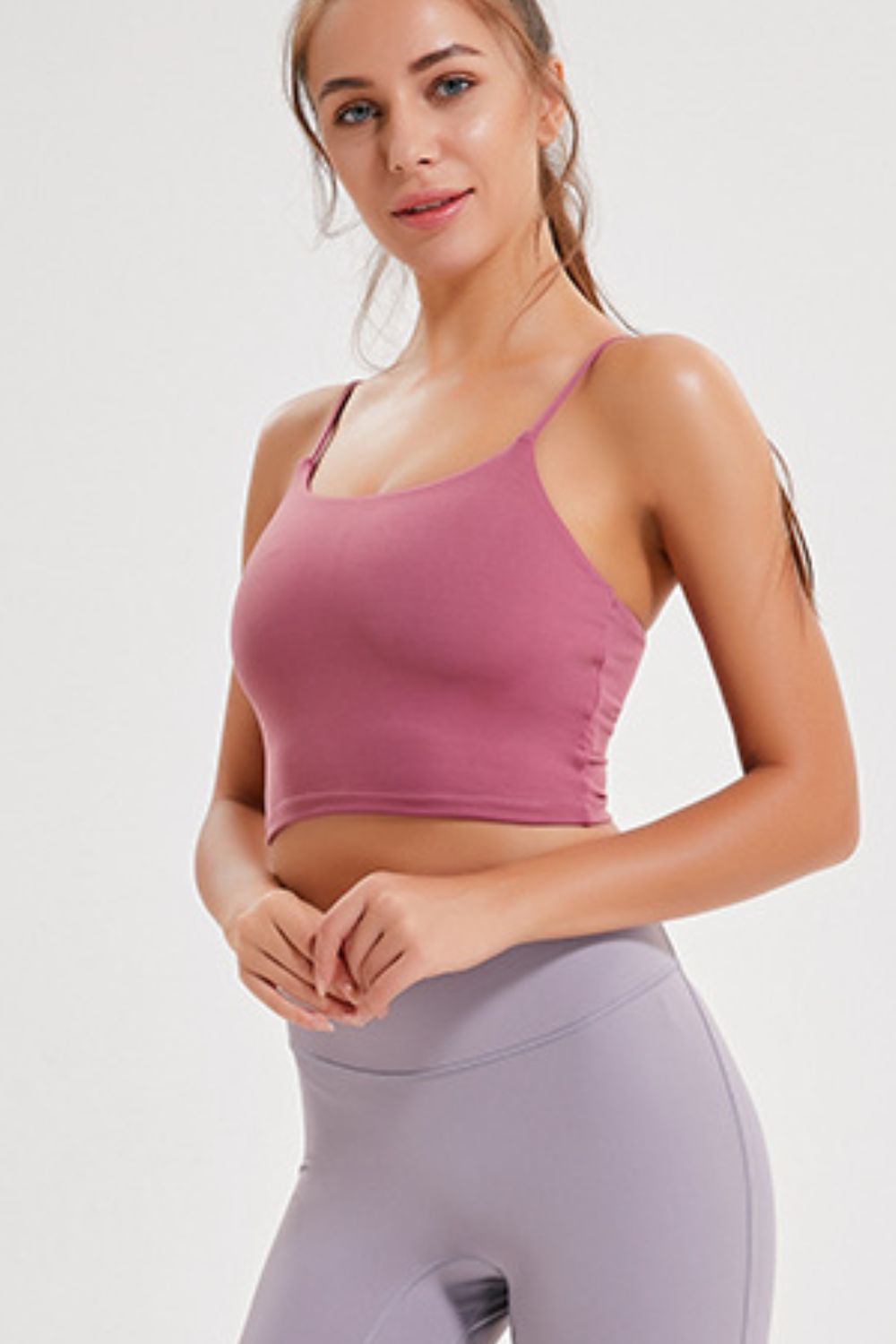 Feel Like Skin Scoop Neck Sports Cami - XathletiX