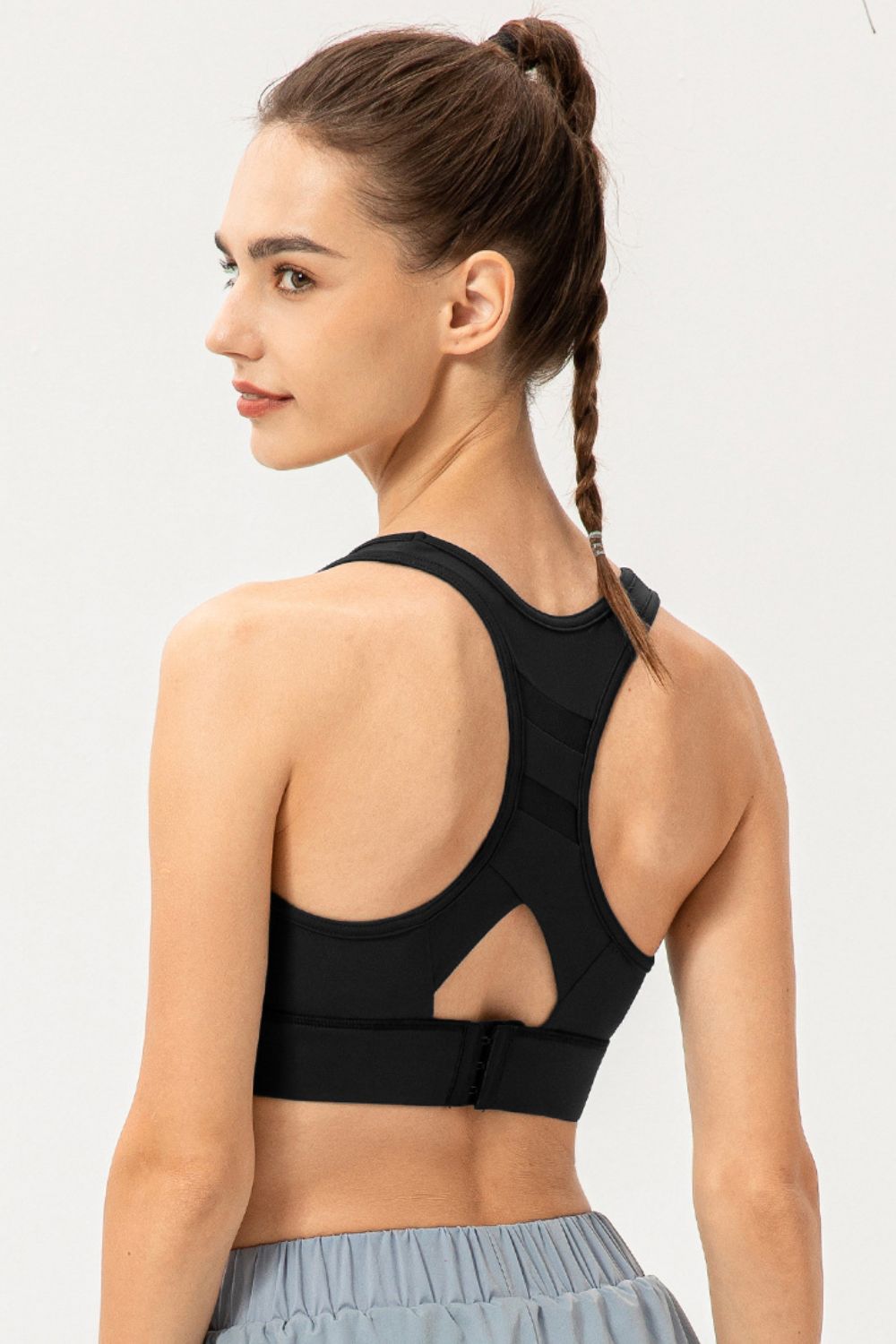 Scoop Neck Long Sports Bra - XathletiX