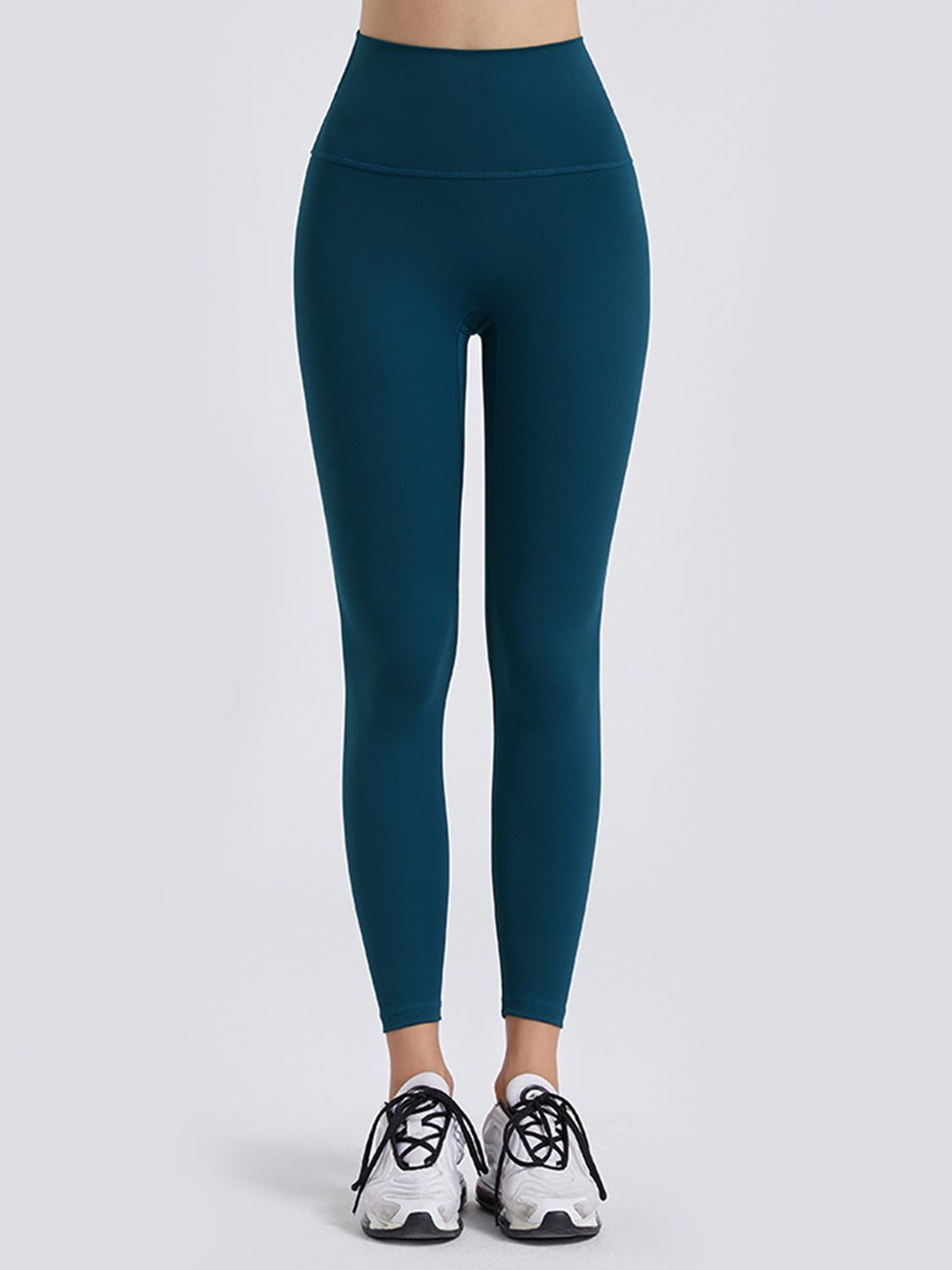 Wide Waistband Sports Leggings - XathletiX