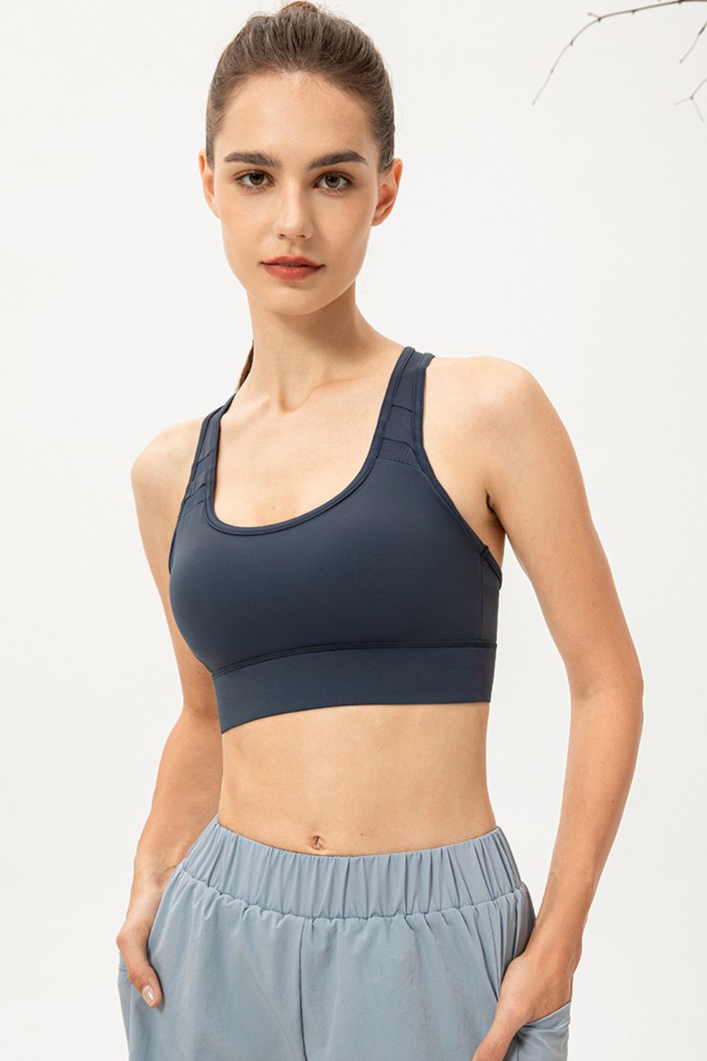 Scoop Neck Long Sports Bra - XathletiX