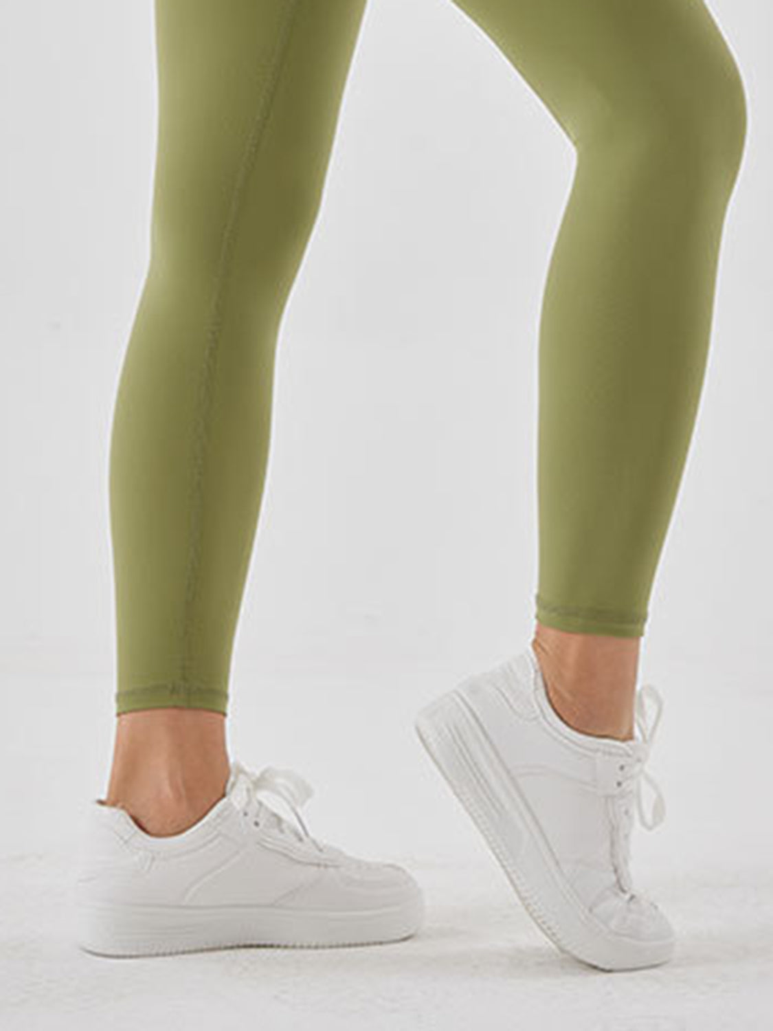 Wide Waistband Sports Leggings - XathletiX