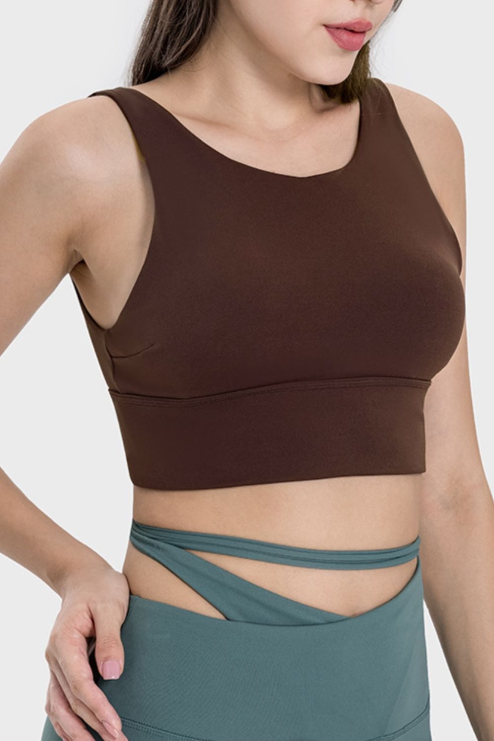 Backless Wide Strap Active Bra - XathletiX