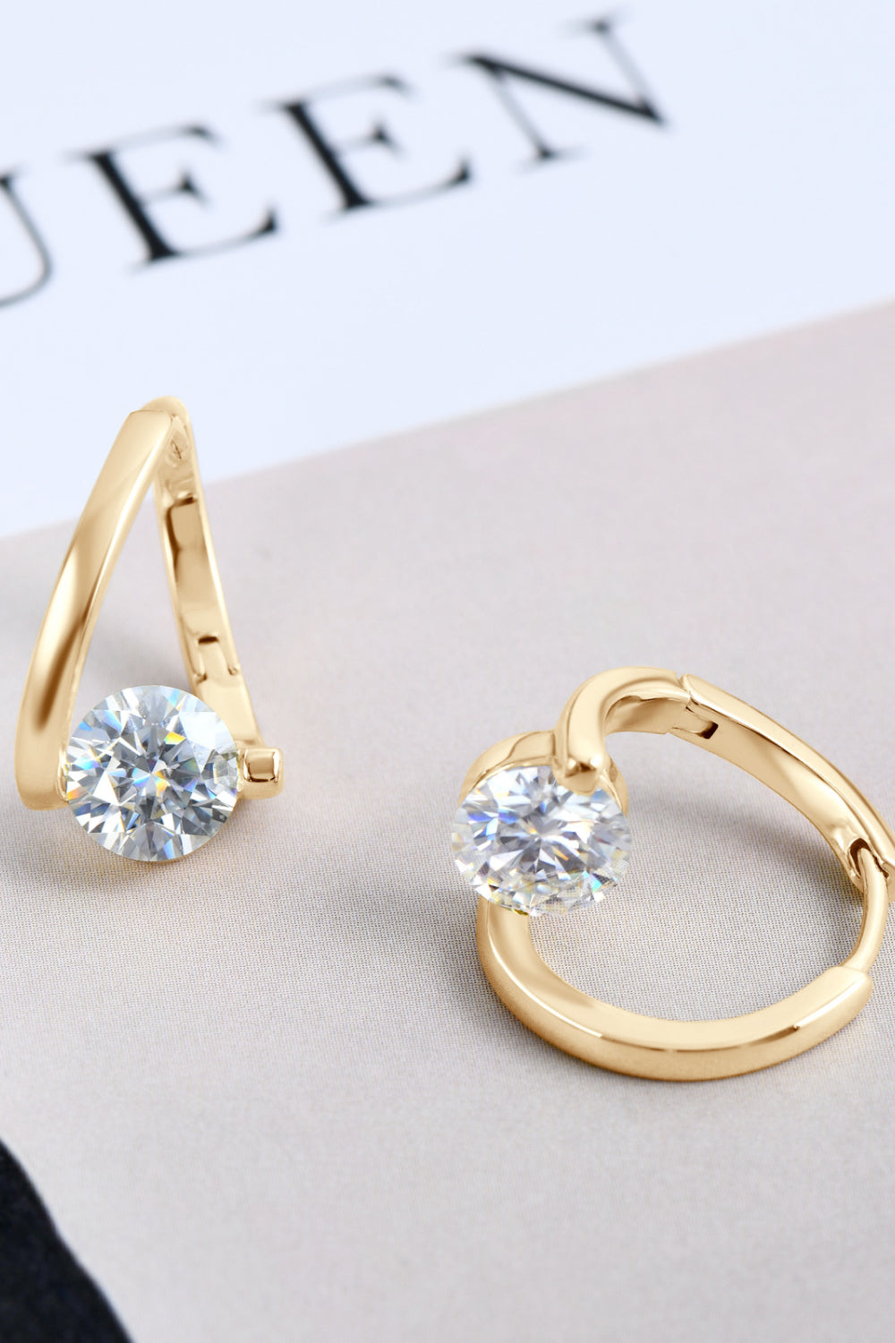 2 Carat Moissanite 925 Sterling Silver Heart Earrings - XathletiX