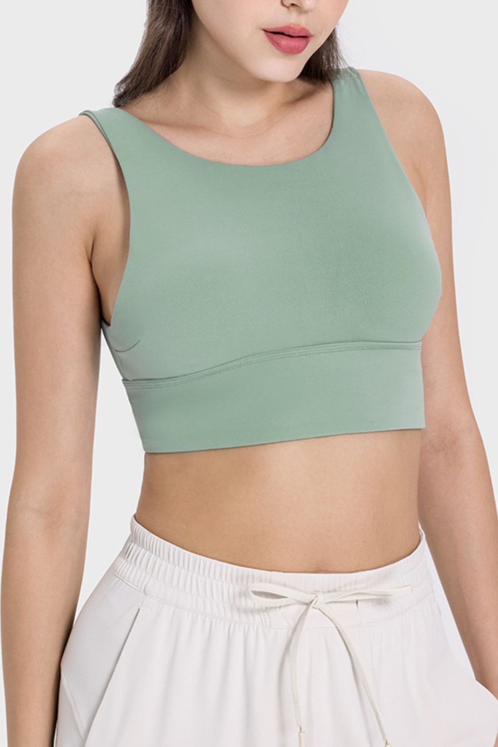 Backless Wide Strap Active Bra - XathletiX