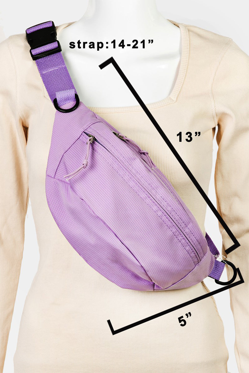 Fame Adjustable Strap Sling Bag - XathletiX