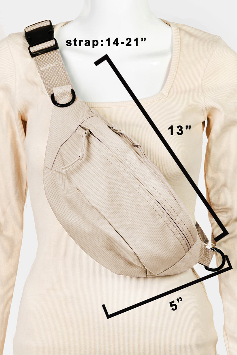 Fame Adjustable Strap Sling Bag - XathletiX