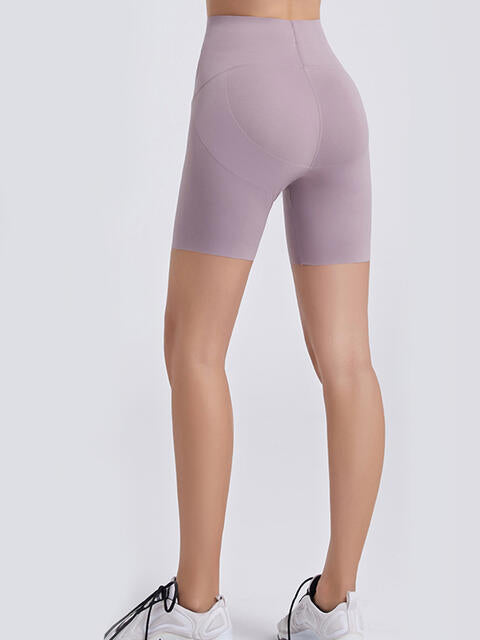 Wide Waistband Sports Shorts - XathletiX