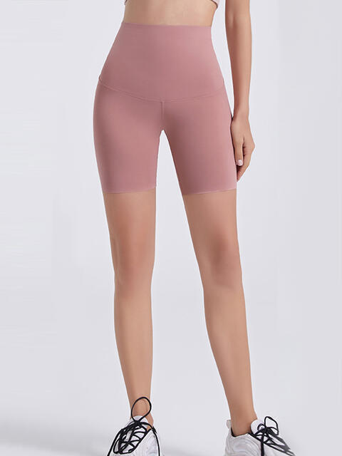 Wide Waistband Sports Shorts - XathletiX