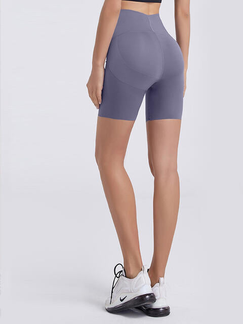 Wide Waistband Sports Shorts - XathletiX