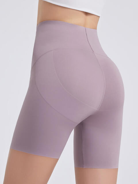 Wide Waistband Sports Shorts - XathletiX