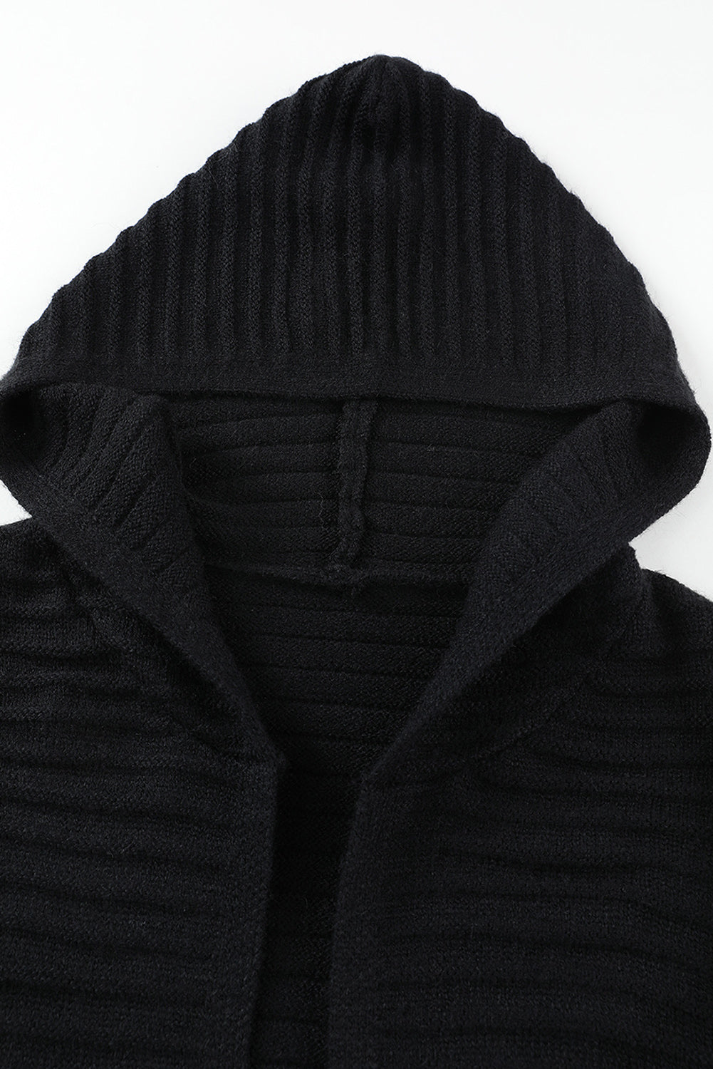 Open Front Longline Hooded Cardigan - XathletiX