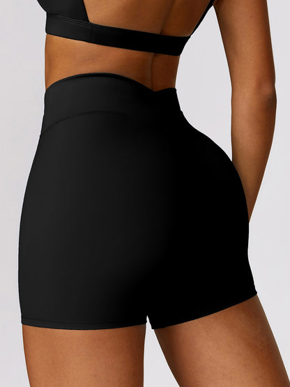 High Waist Active Shorts - XathletiX