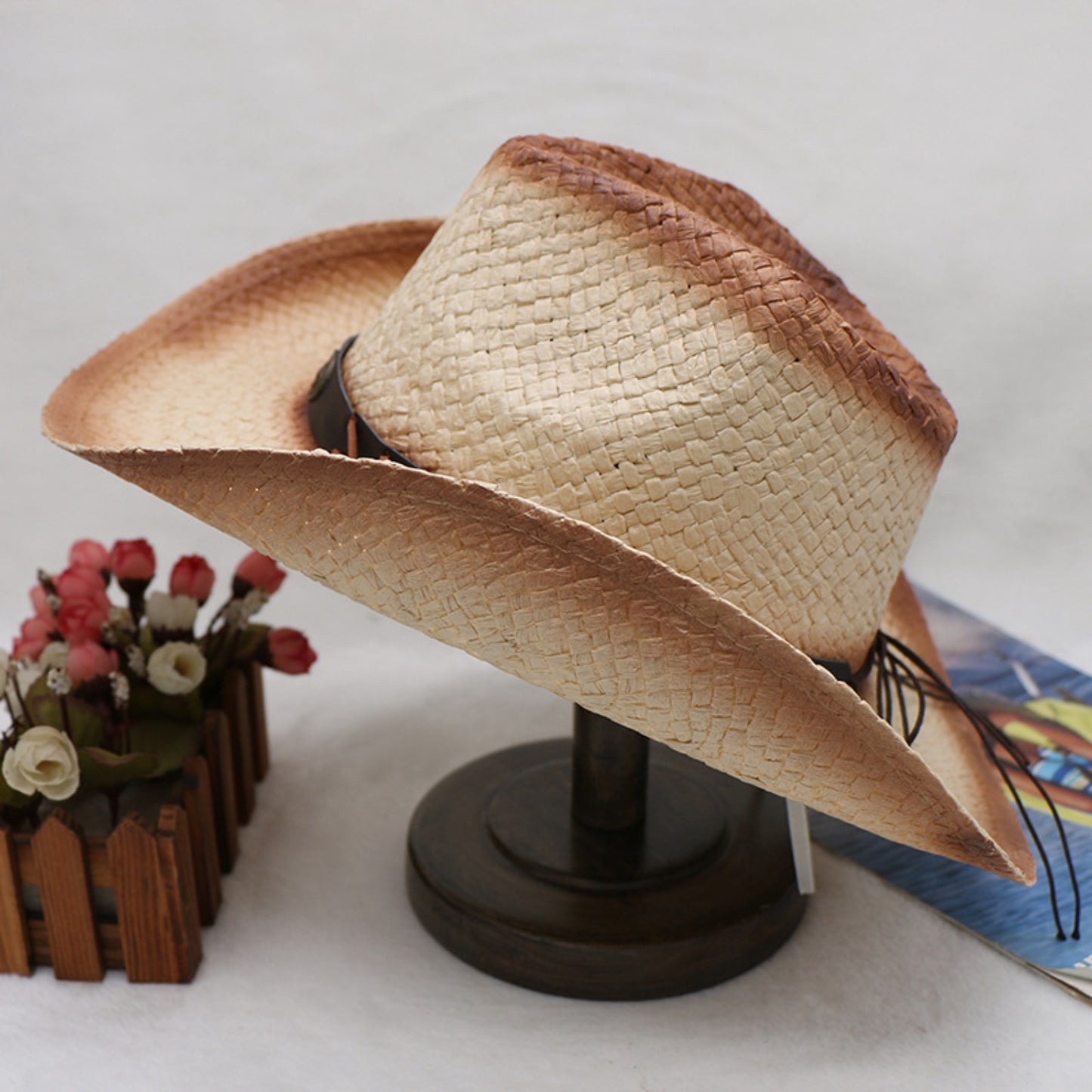 Papyrus Wide Brim Cowboy Hat - XathletiX