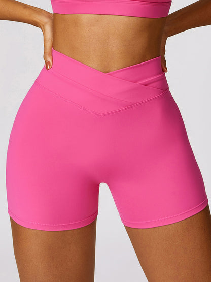 High Waist Active Shorts - XathletiX