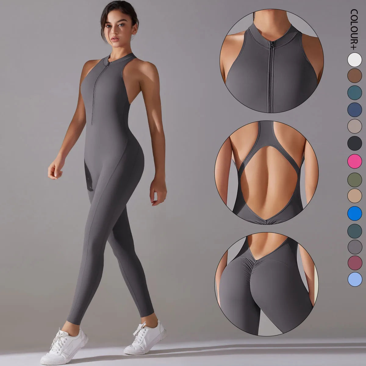 Tummy Control Butt Lifting Sports Bodysuit