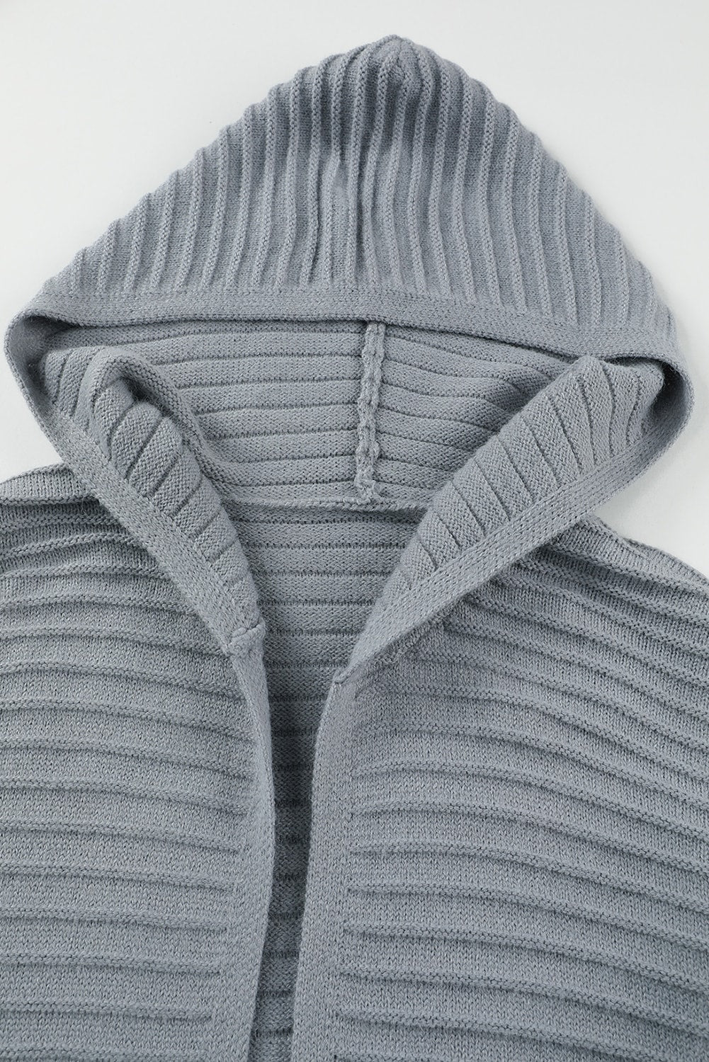 Open Front Longline Hooded Cardigan - XathletiX