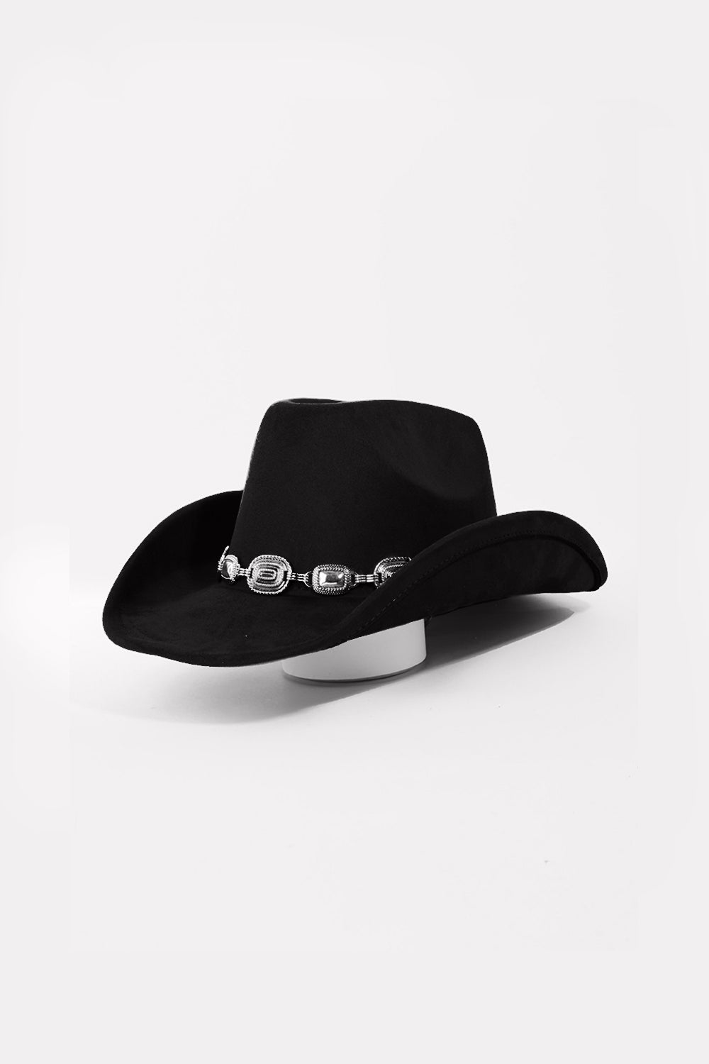 Fame Metal Trim Cowboy Hat - XathletiX