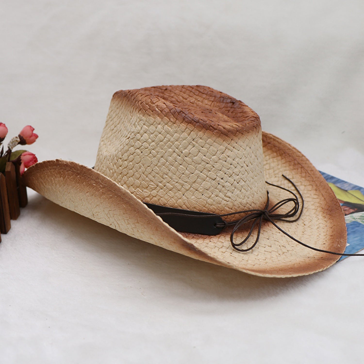 Papyrus Wide Brim Cowboy Hat - XathletiX