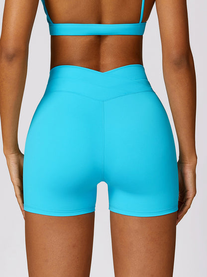 High Waist Active Shorts - XathletiX